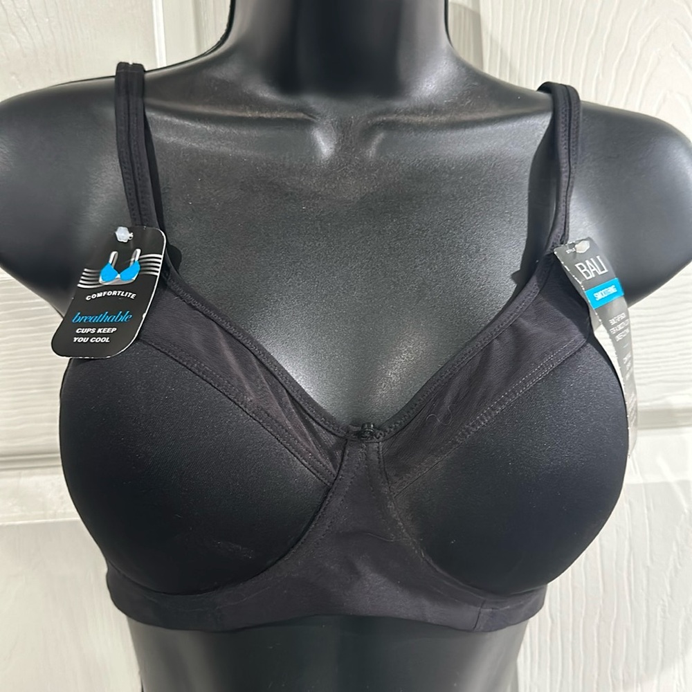 New Black Bali Bra Size 34 C